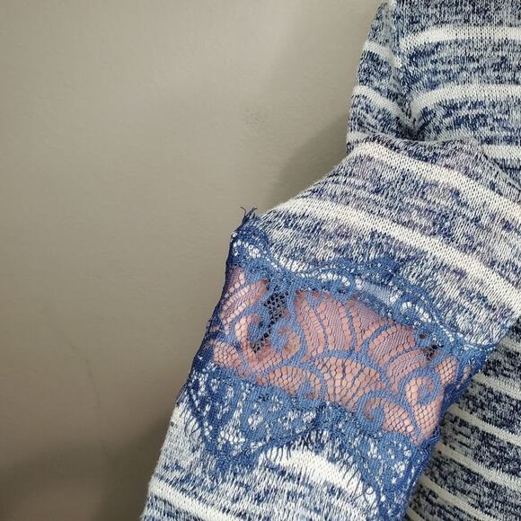 J Gee small womens blue and white striped dress - Picture 4 of 11